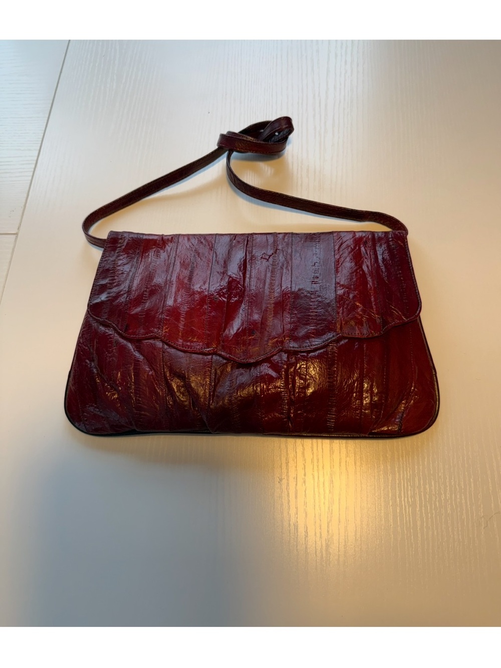 Vintage Burgundy Convertible Bag